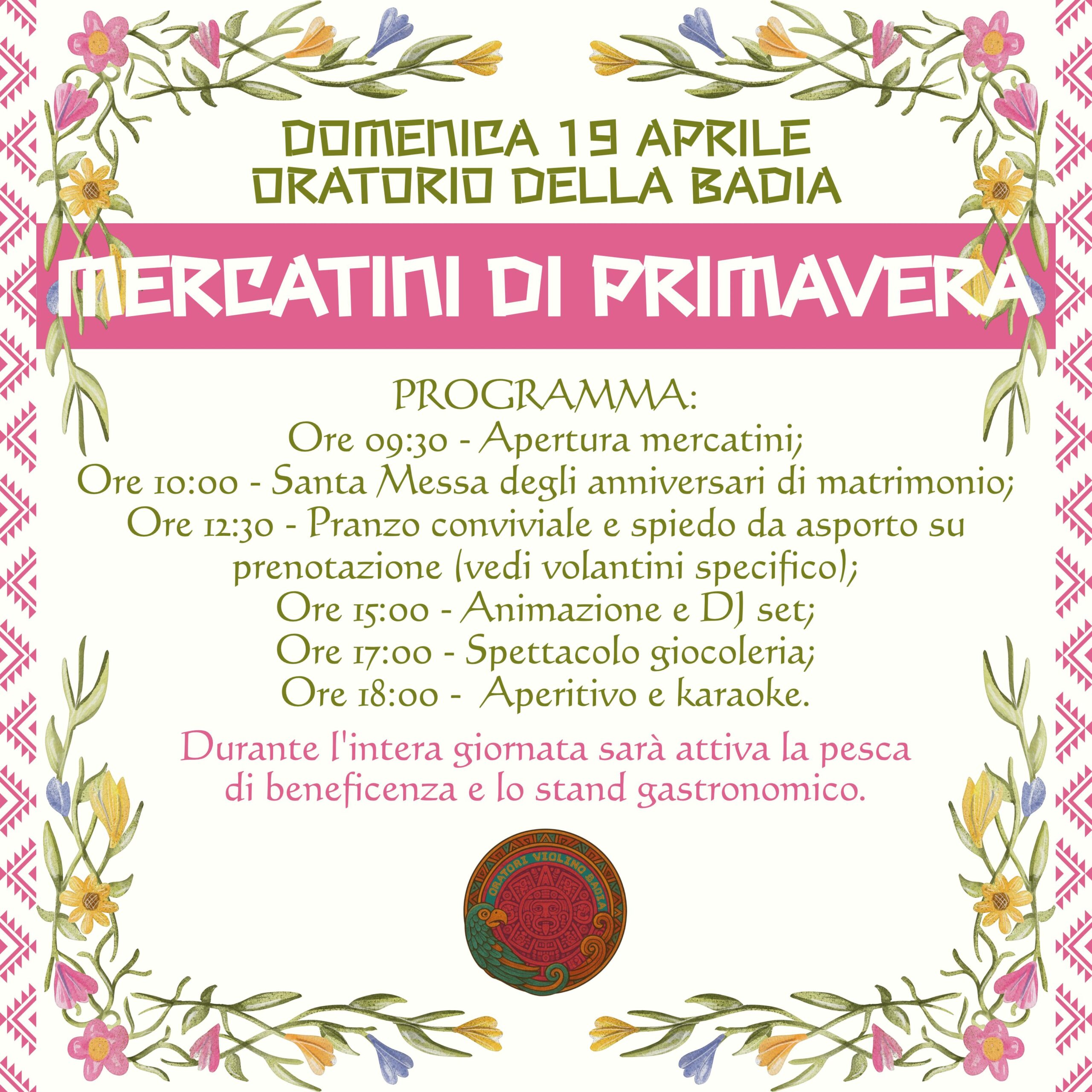 Locandina Mercatini di primavera