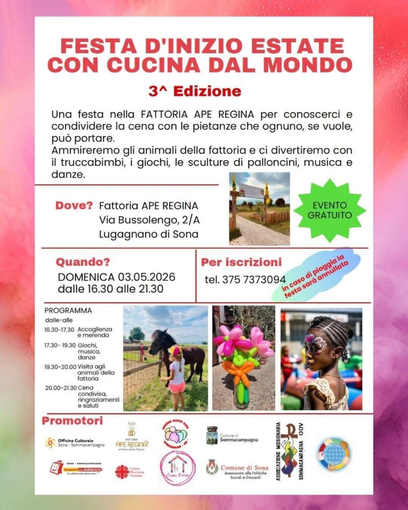 Locandina Festa d'inizio estate