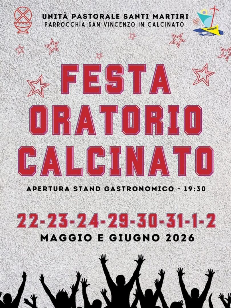Locandina Festa oratorio Calcinato