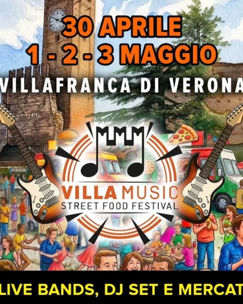 Locandina Villamusic - Street Food Festival