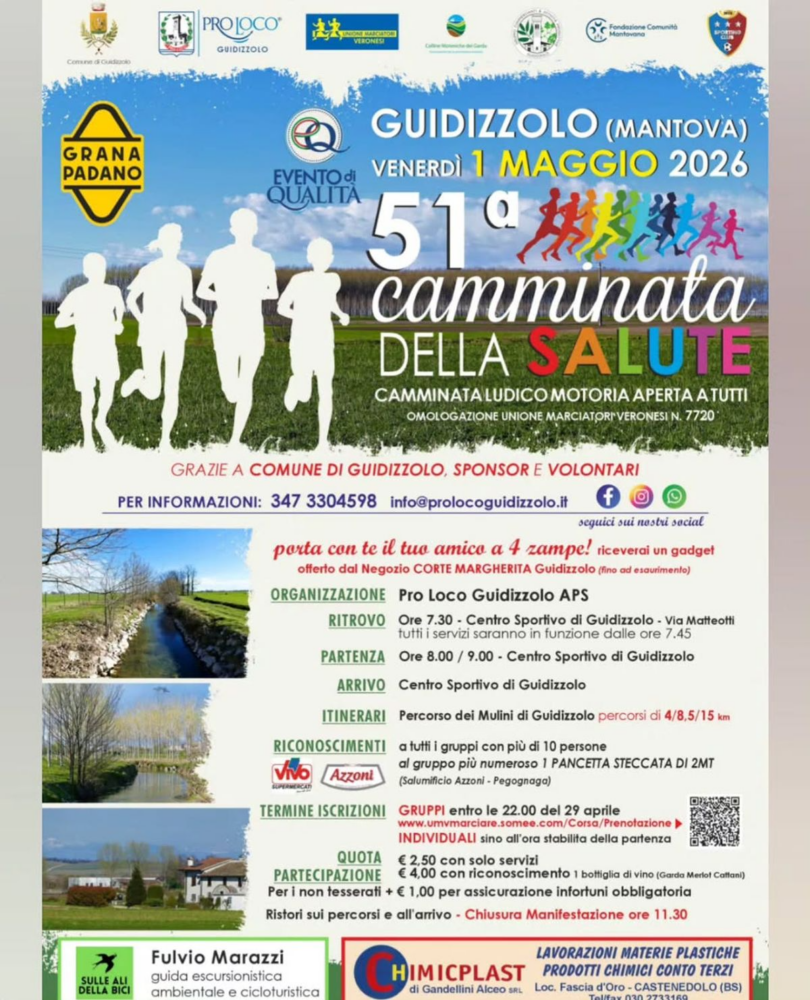 Locandina Camminata della salute