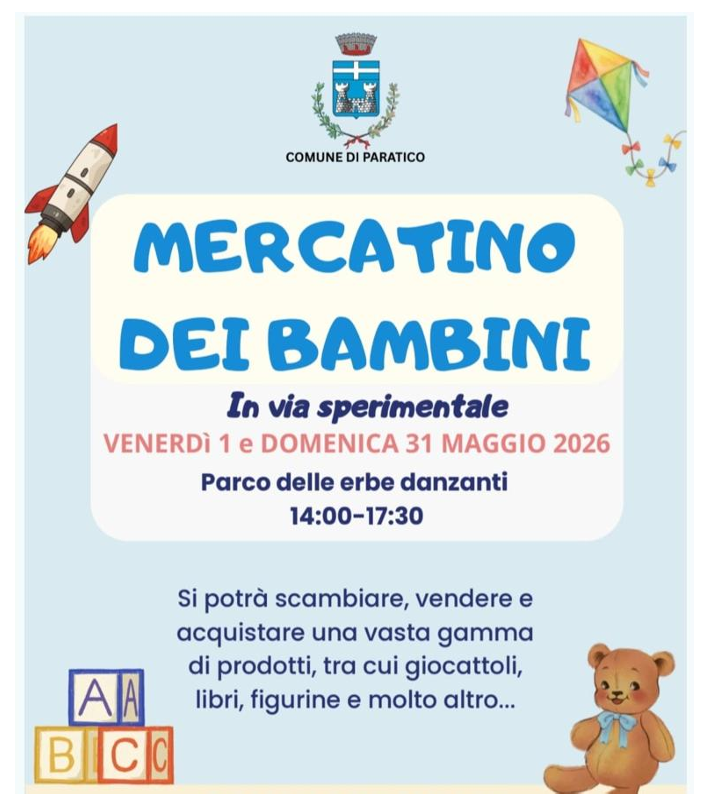 Locandina Mercato dei bambini