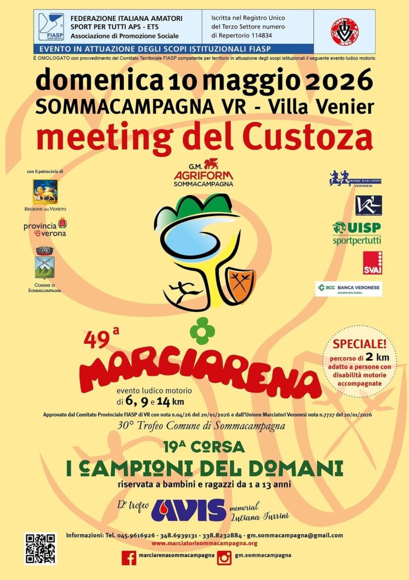 Locandina Meeting del Custoza a Sommacampagna