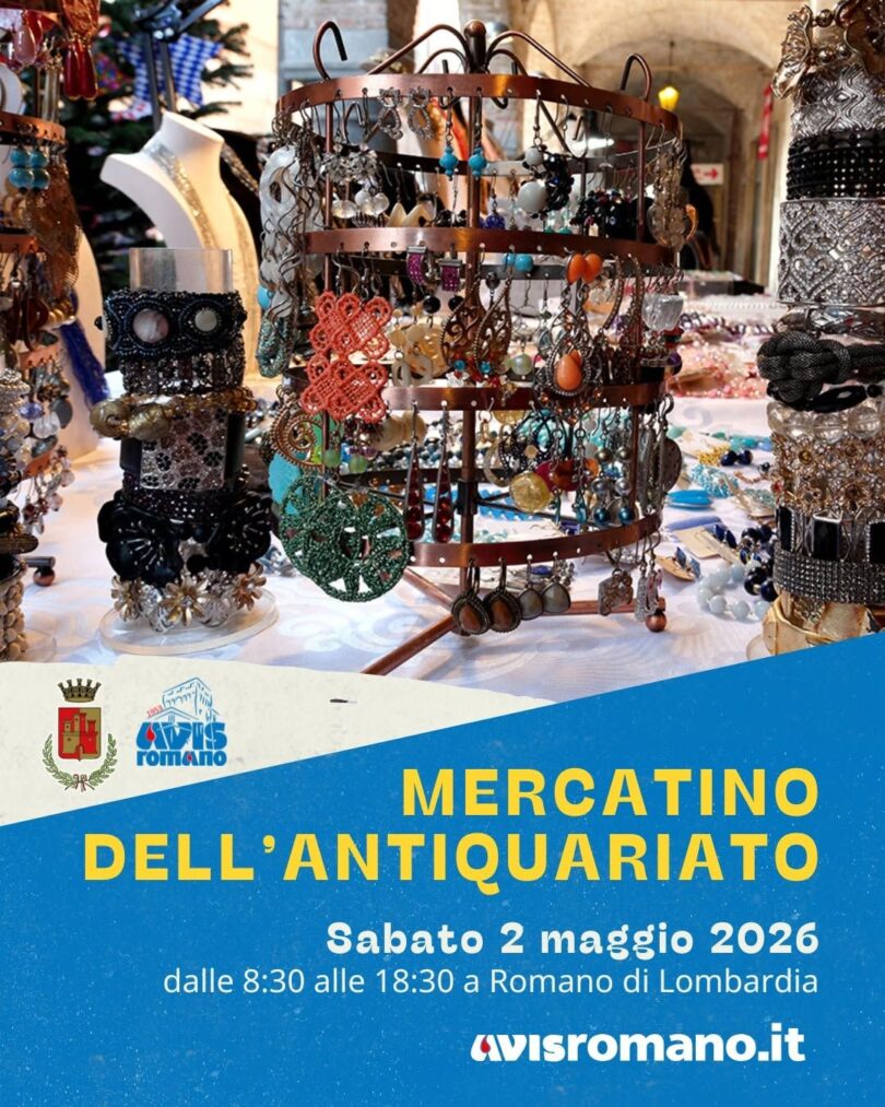 Locandina Mercatino dell'antiquariato