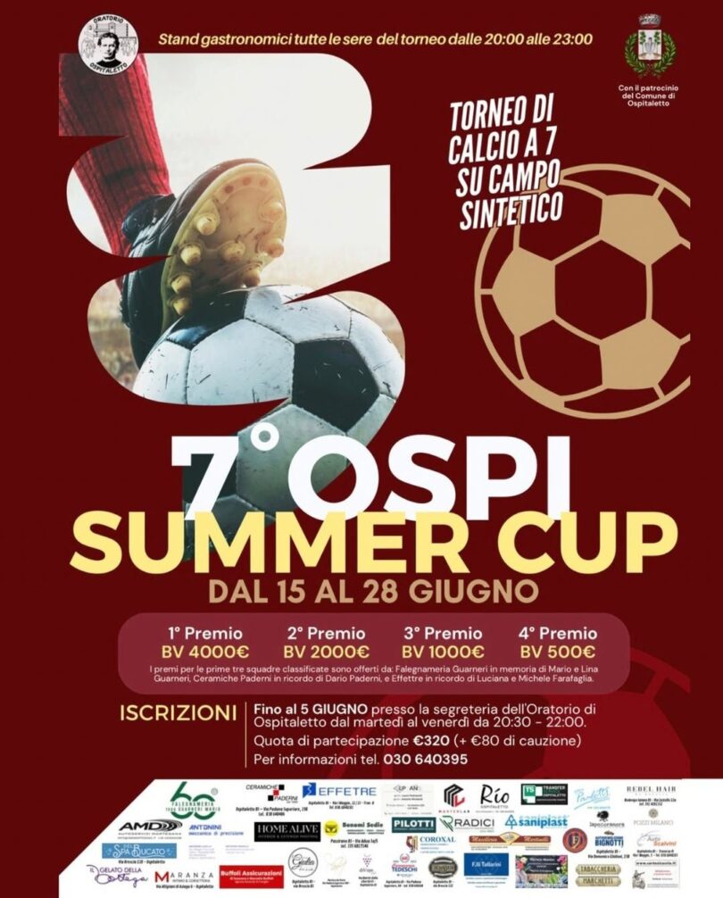 Locandina Ospi Summer Cup