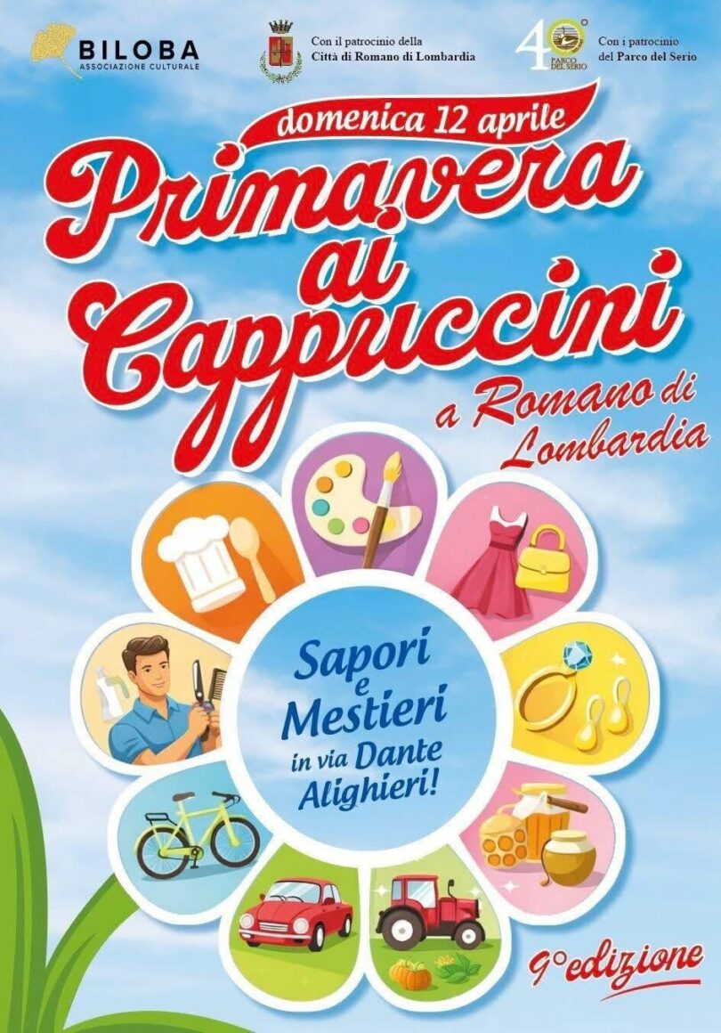 Locandina Primavera ai cappuccini a Romano di Lombardia