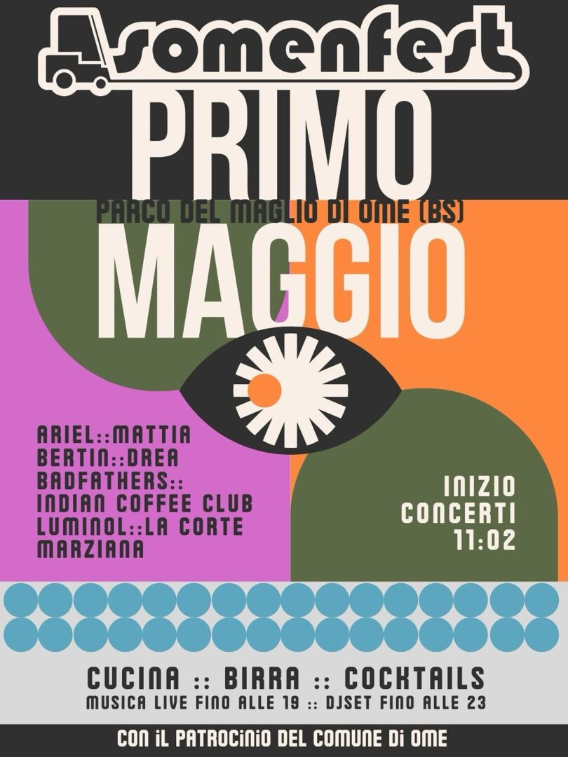 Locandina Primo Maggio a Ome