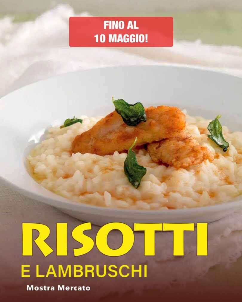 Locandina Risotti e Lambruschi