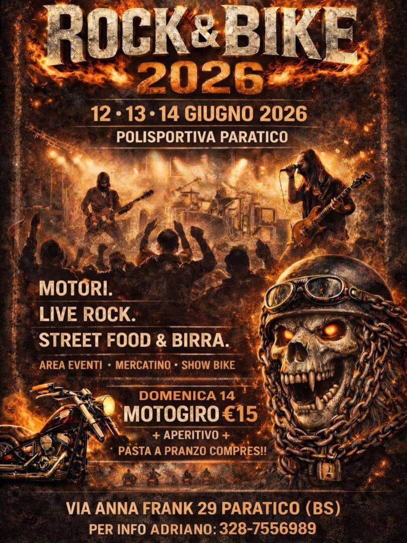 Locandina Rock & Bike a Paratico