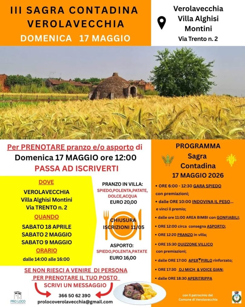 Locandina Sagra contadina di Verolavecchia