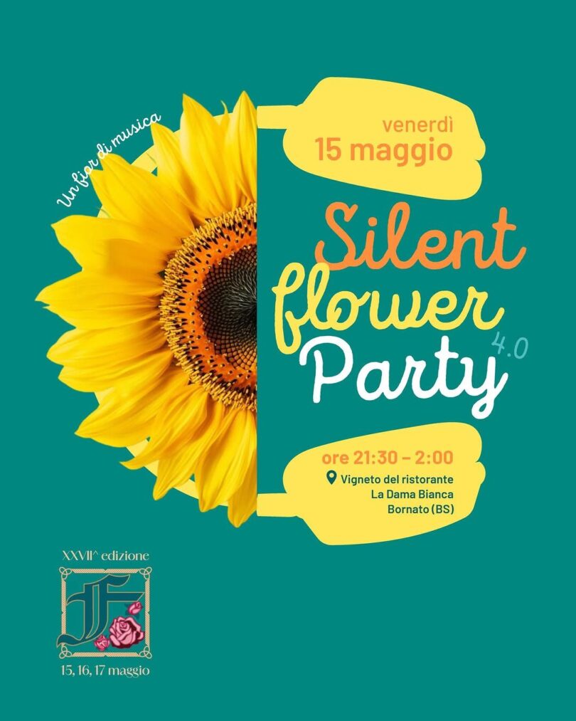 Locandina Silent Flower Party