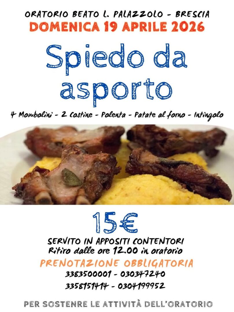 Locandina Spiedo da asporto