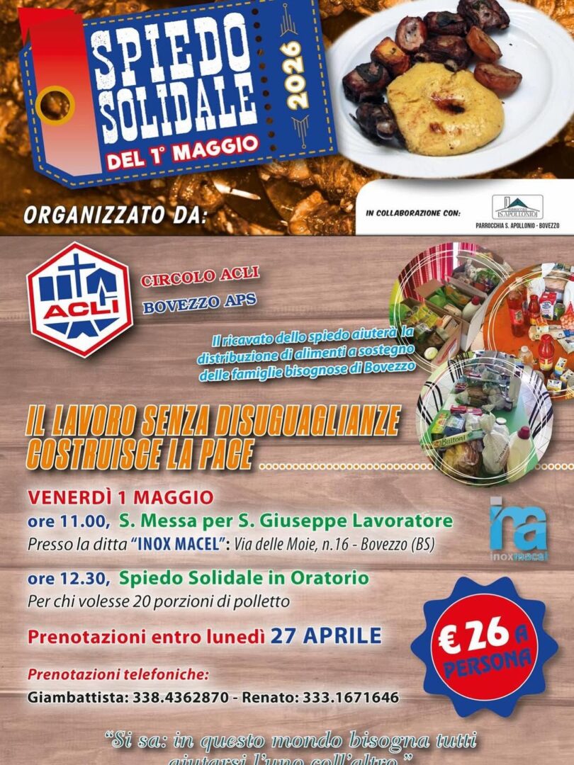 Locandina Spiedo Solidale