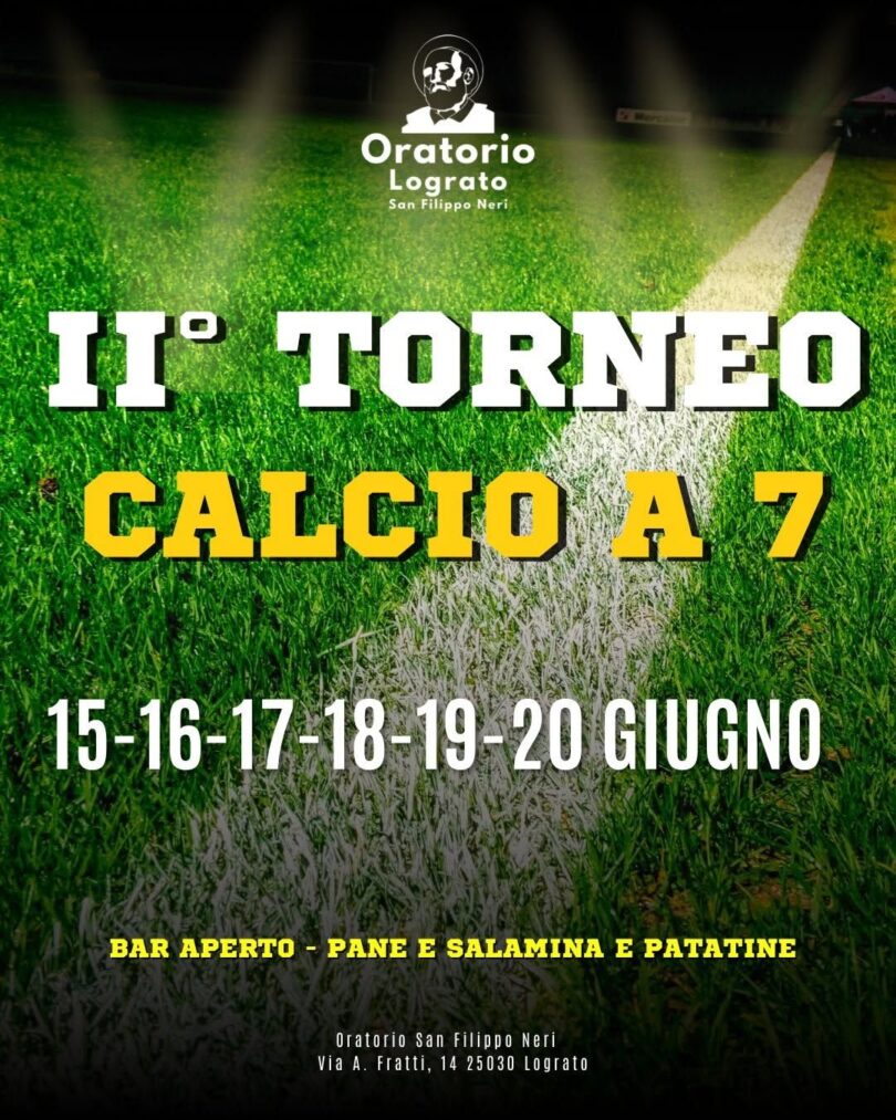 Locandina Torneo di Calcio a Lograto