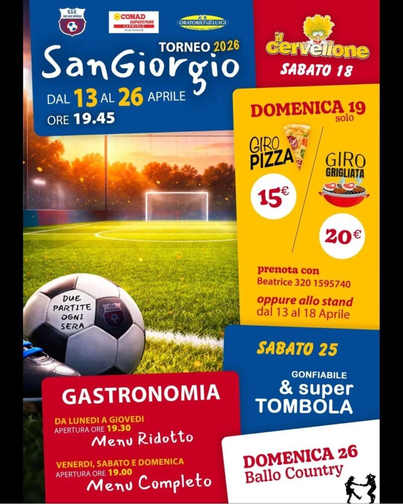 Locandina Torneo di San Giorgio