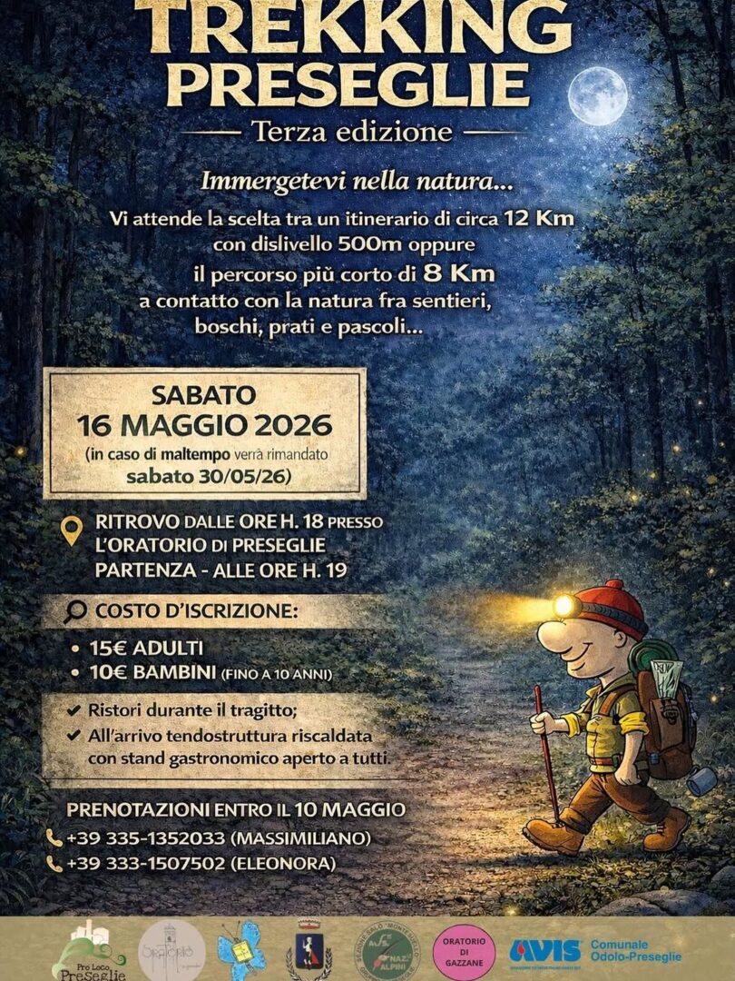 Locandina Trekking a Preseglie