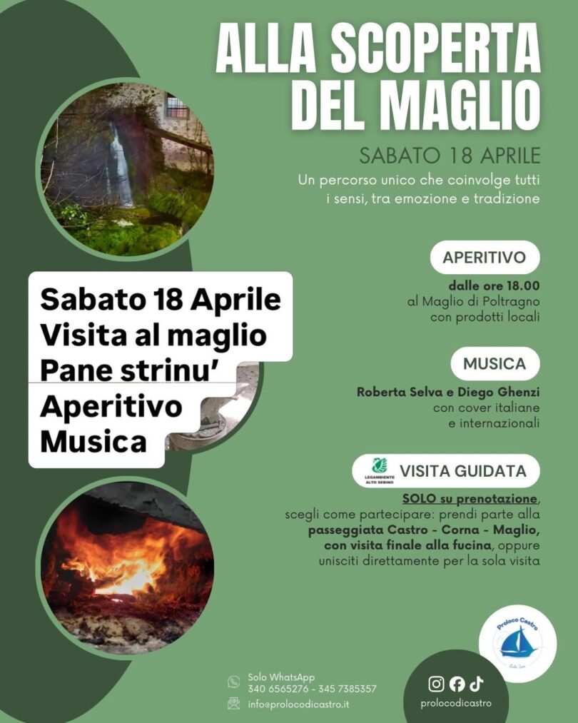 Locandina Visita al Maglio di Poltragno