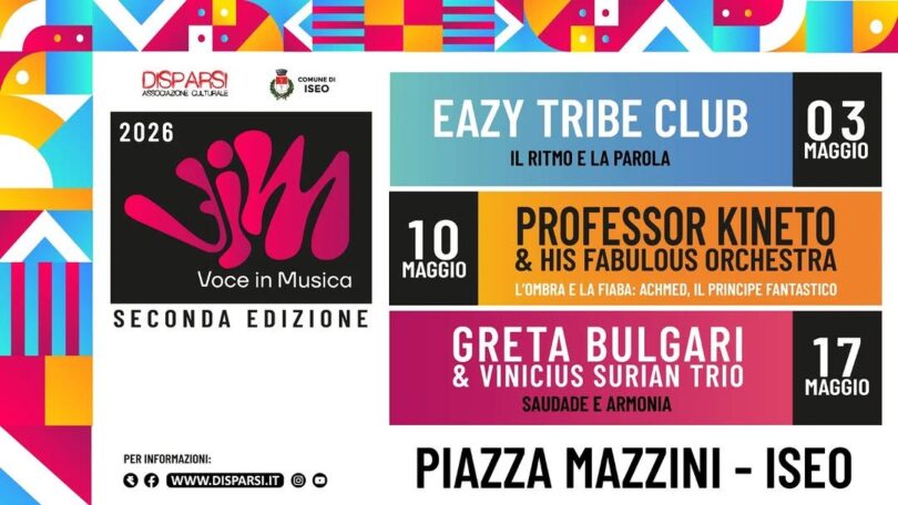 Locandina Voce in Musica