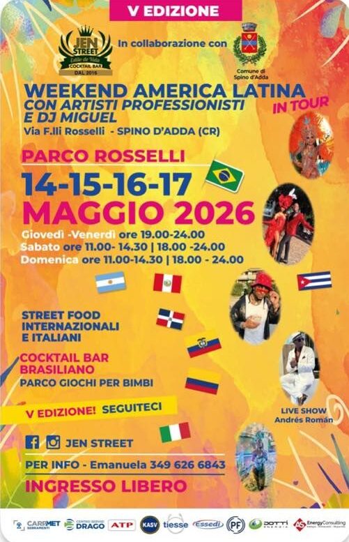 Locandina Weekend America Latina