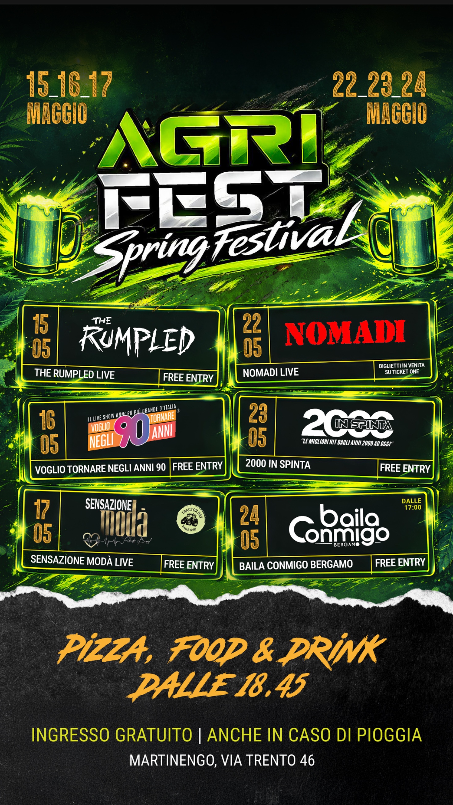 Locandina Agrifest spring festival