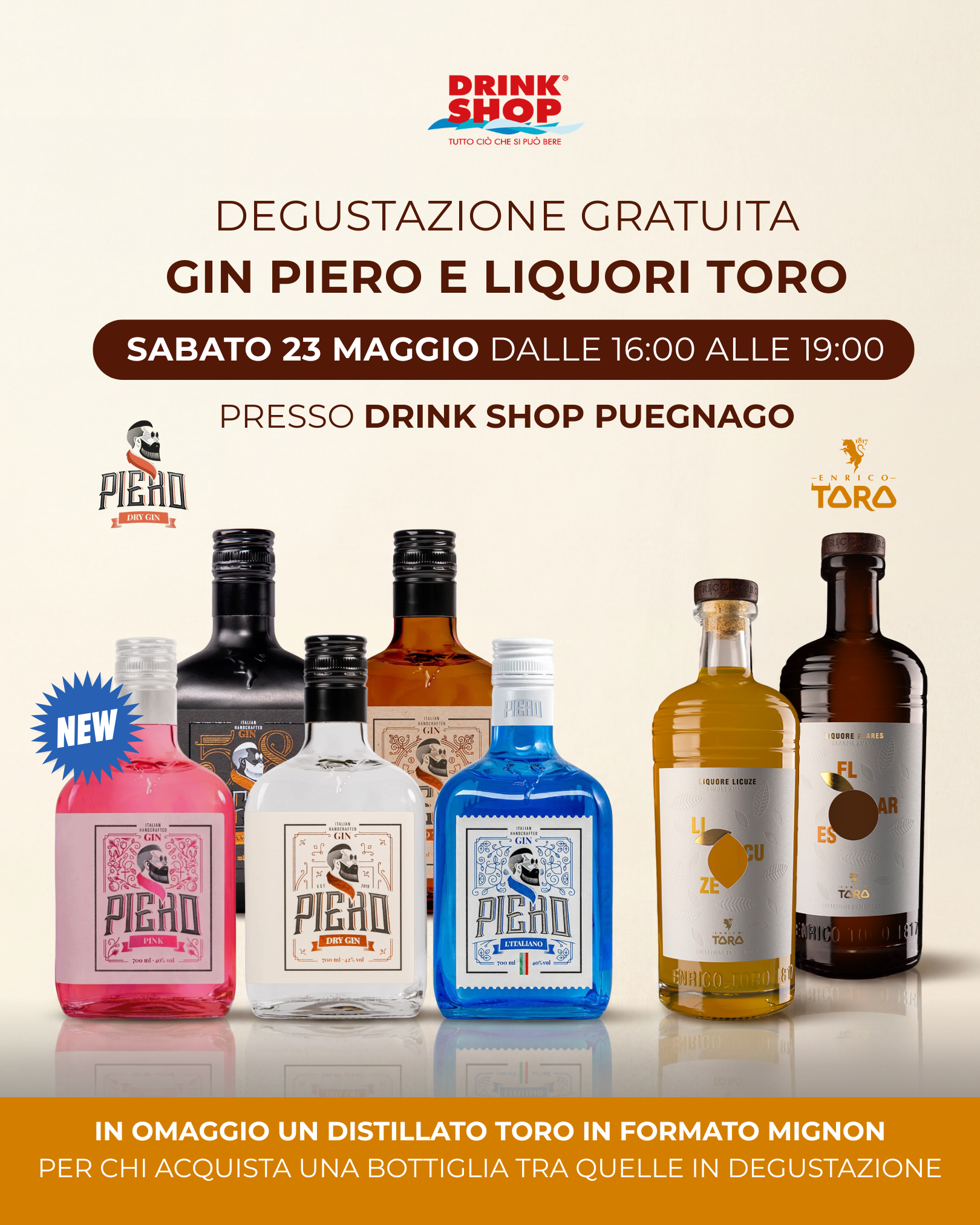 Locandina Degustazione gratuita