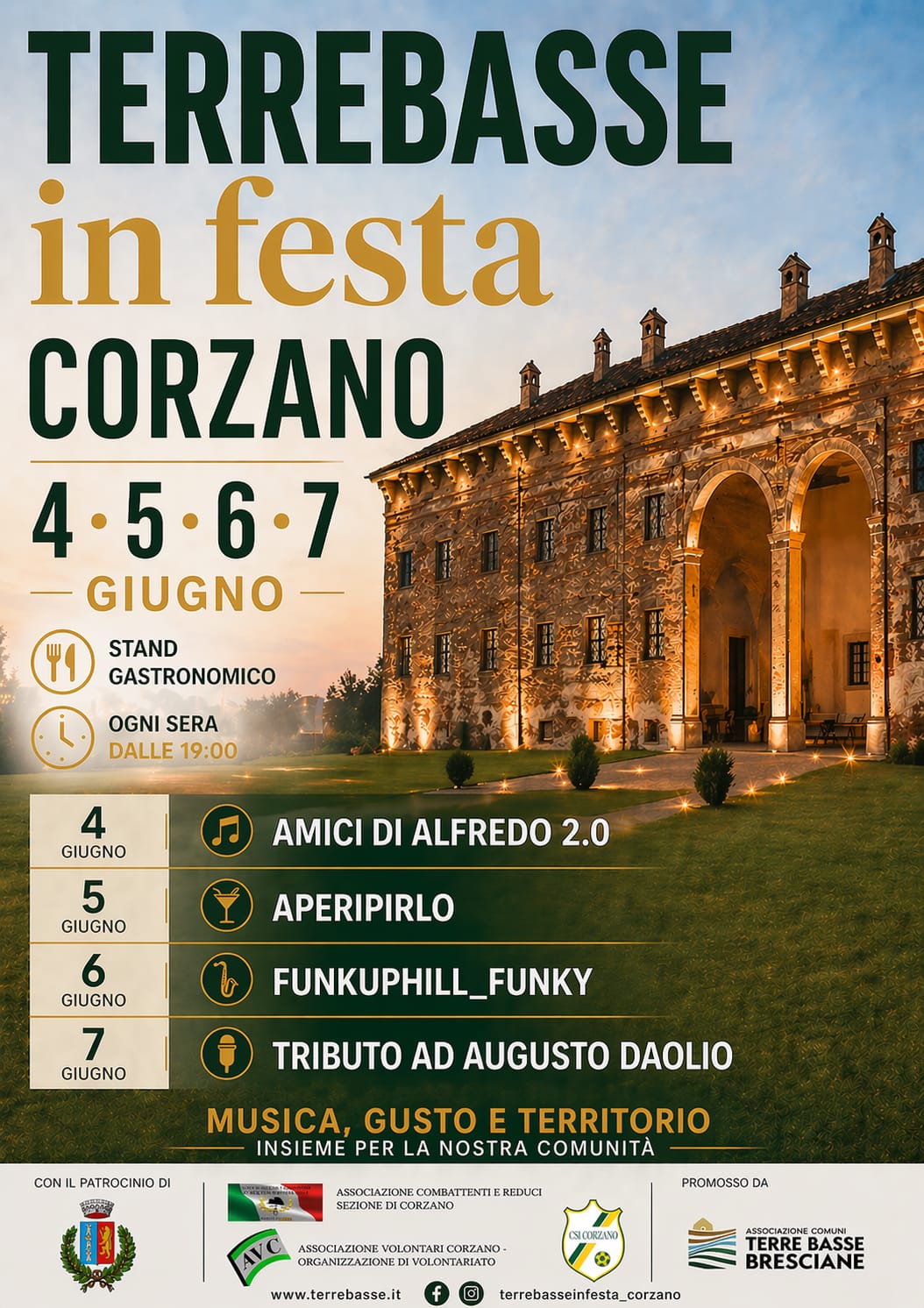 Locandina Terre basse in festa