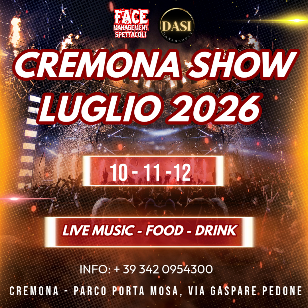 Locandina Cremona show 2026