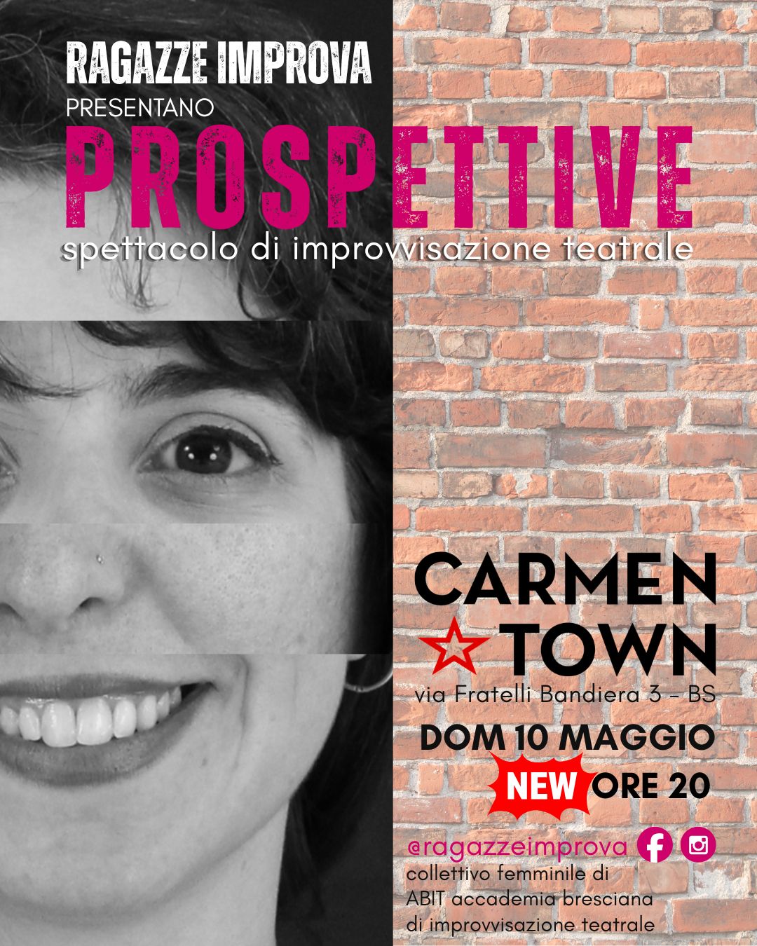 Locandina Spettacolo di improvvisazione teatrale