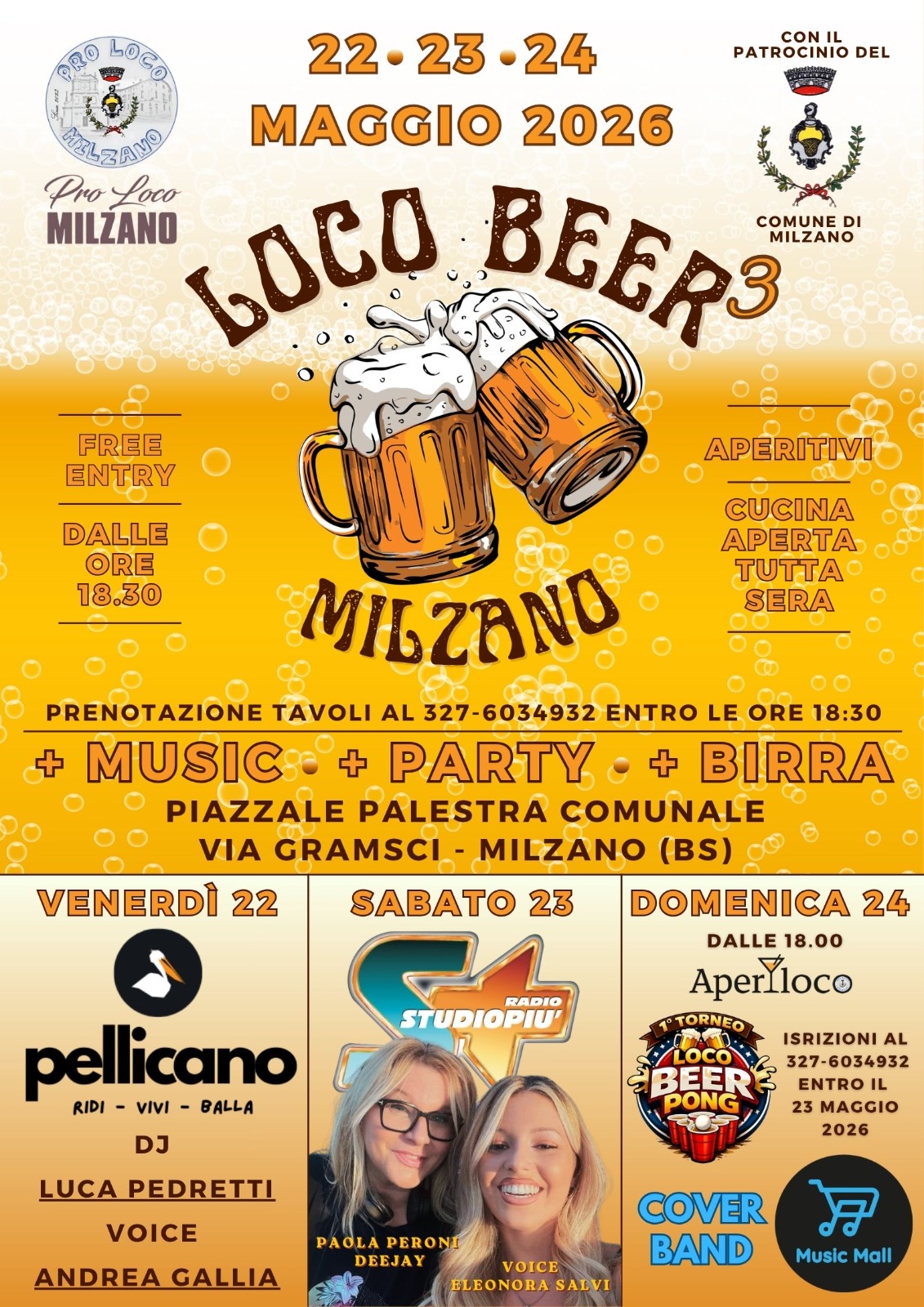Locandina Loco beer Milzano