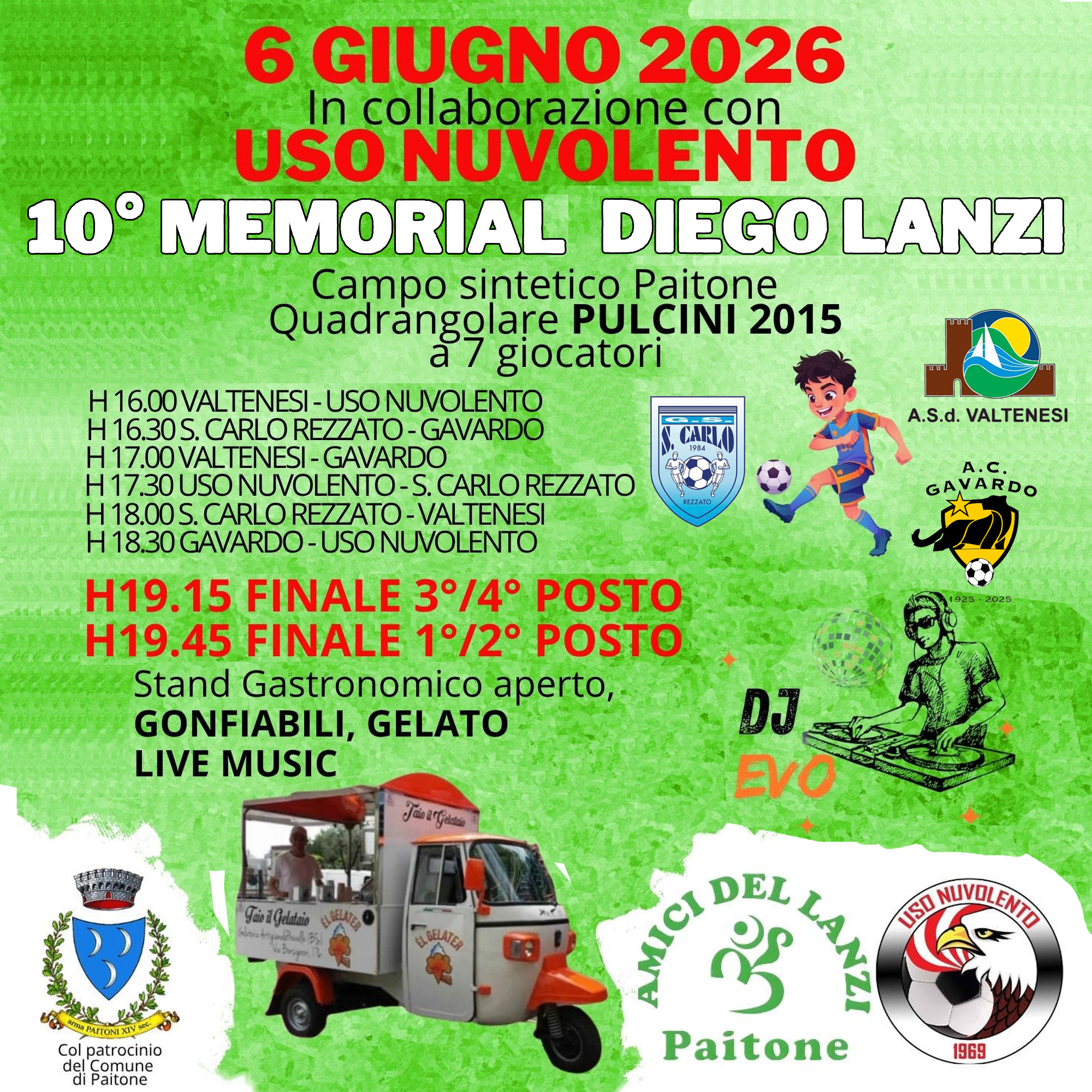 Locandina Quadrangolare pulcini