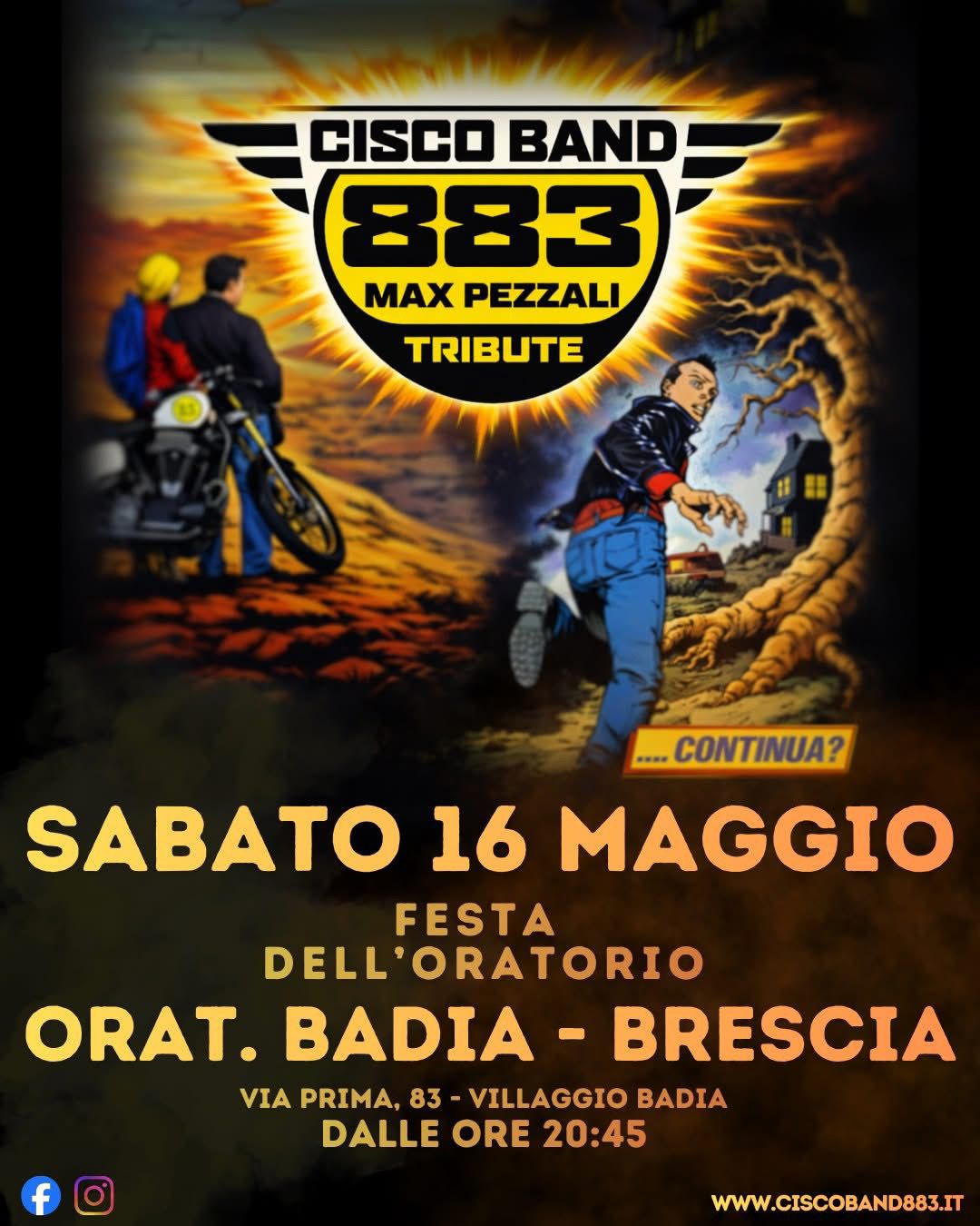 Locandina Tributo 883