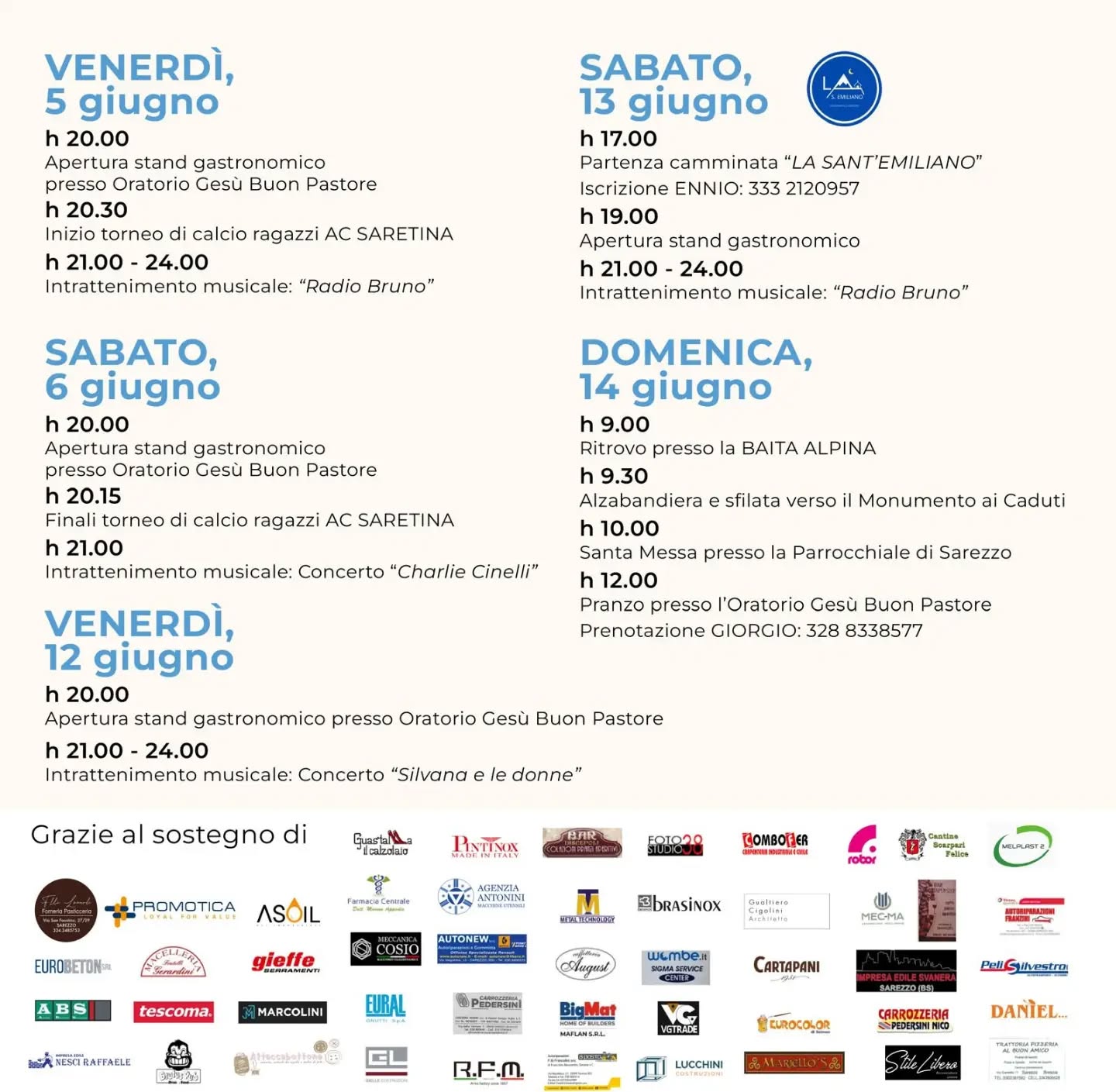 Locandina Festa alpina