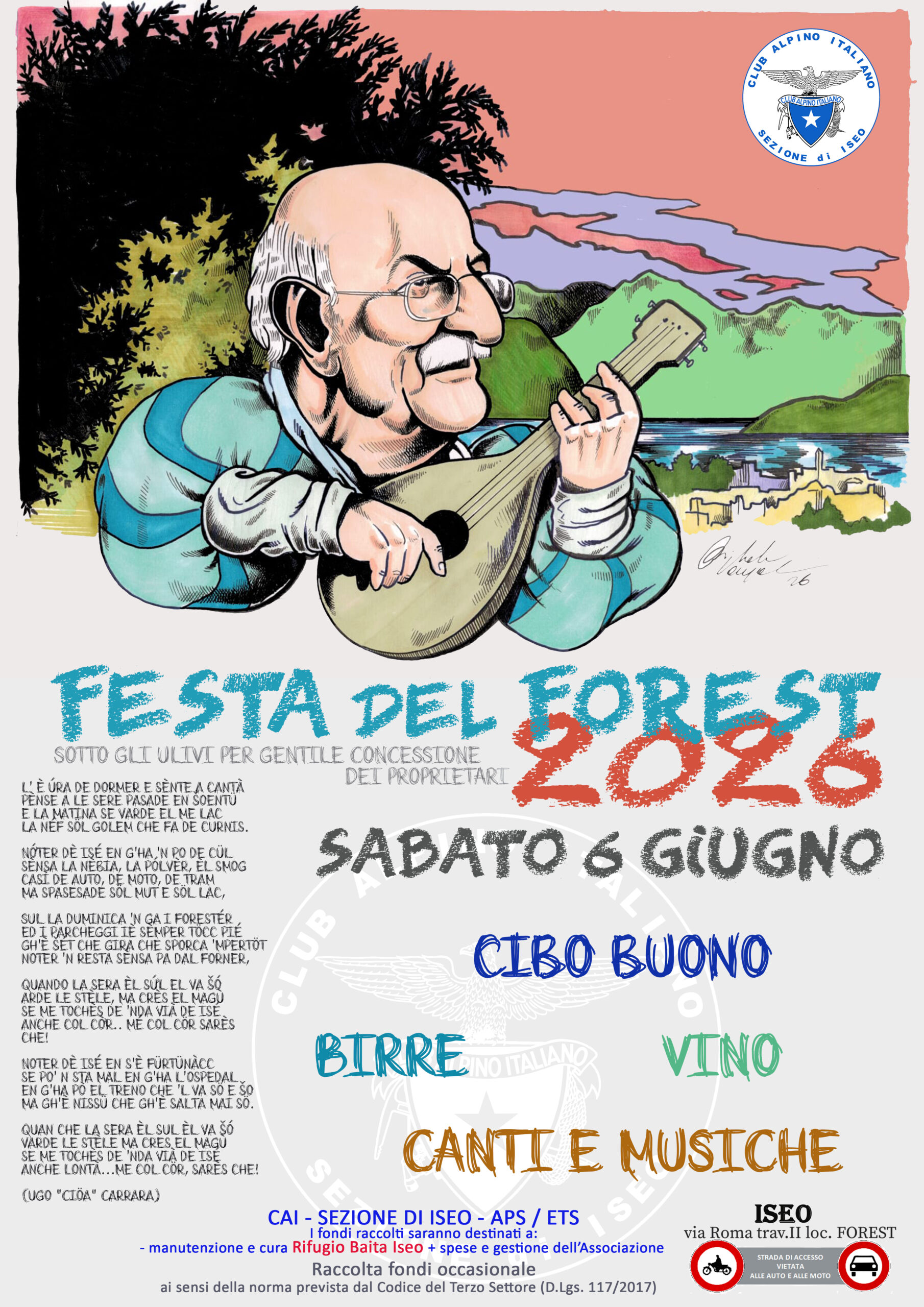Locandina Festa del Forèst