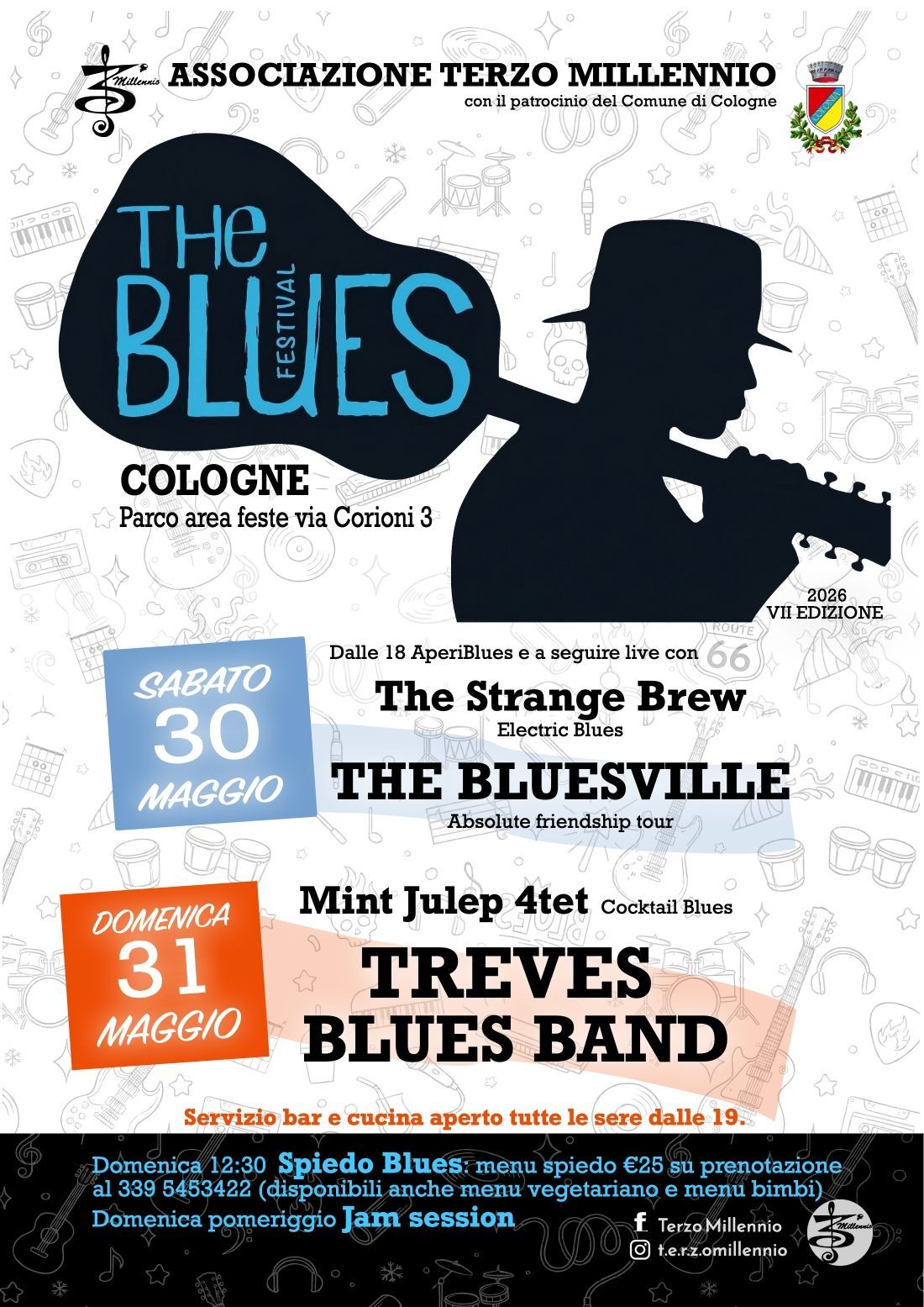 Locandina Festival blues di cologne