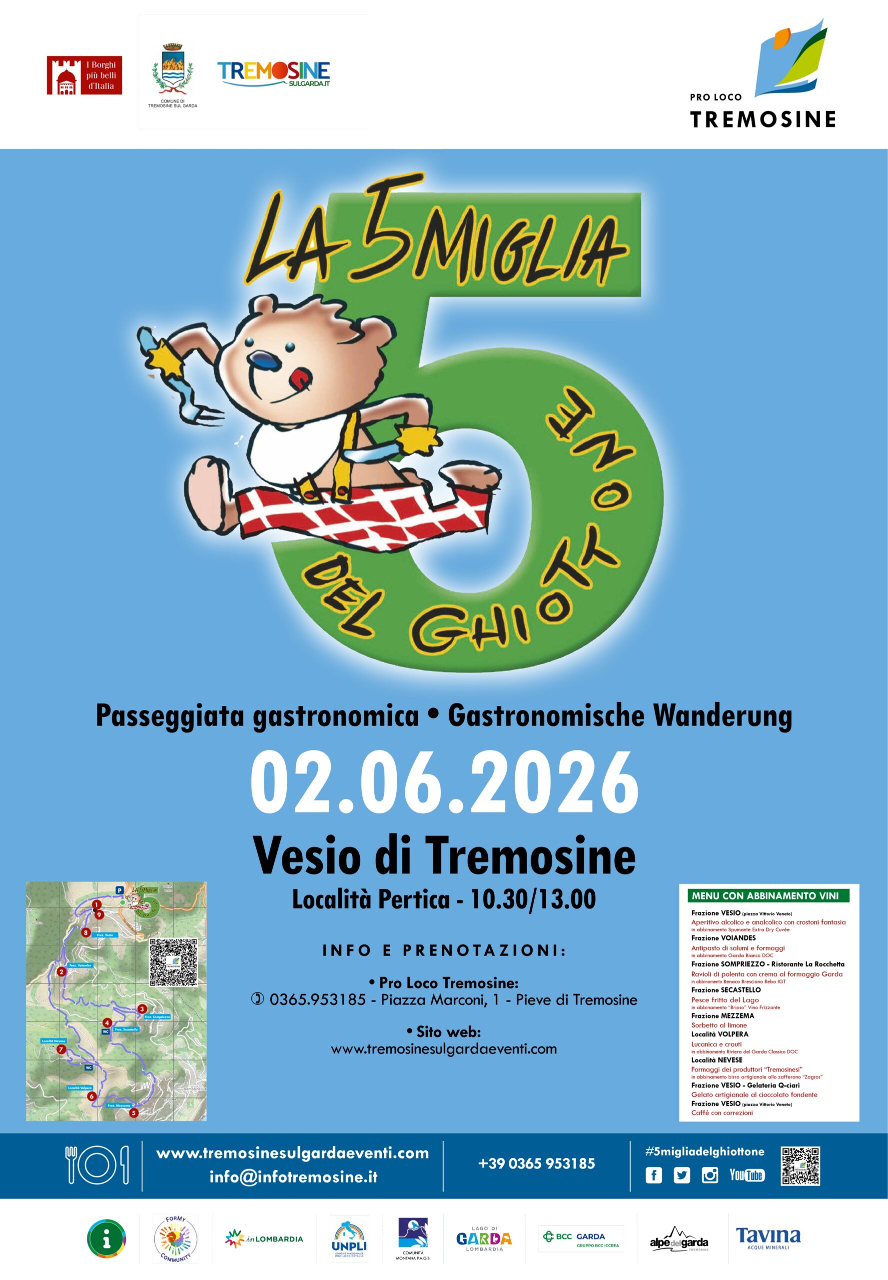 Locandina La 5 miglia del ghiottone