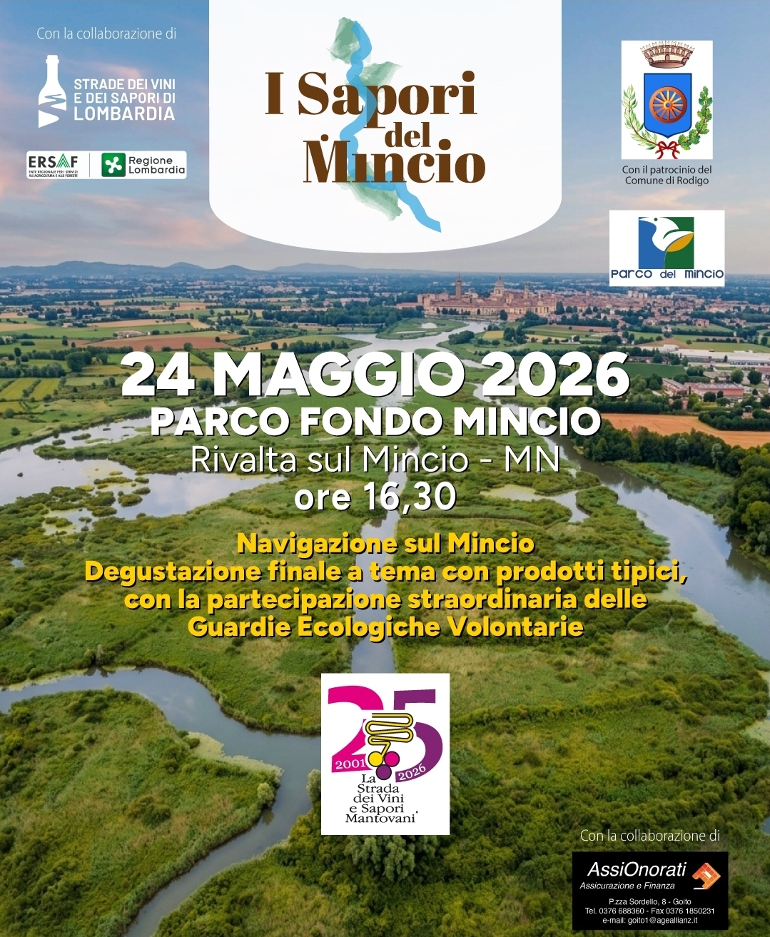Locandina I sapori del Mincio