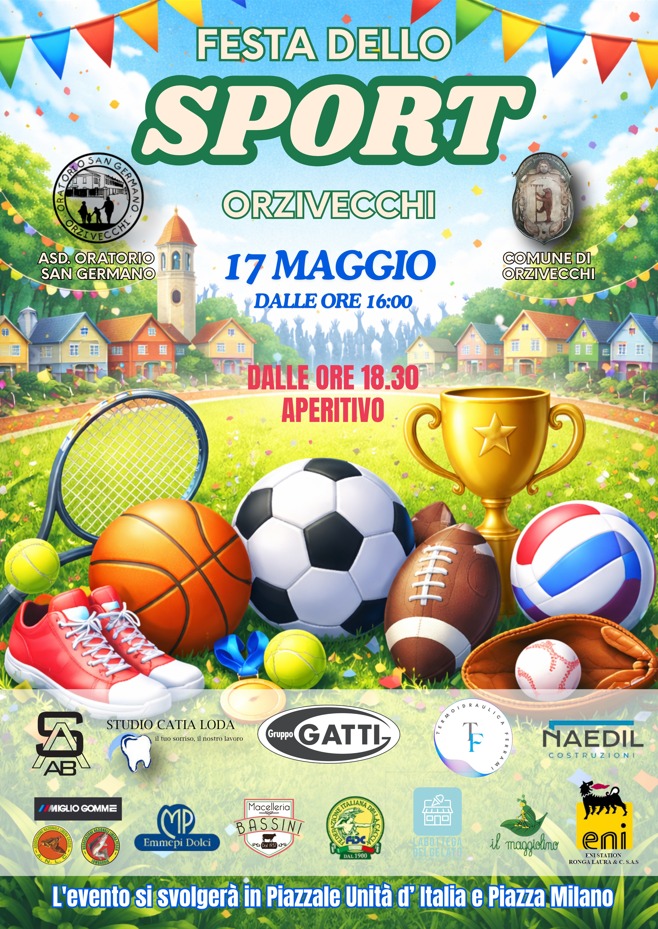 Locandina Festa dello sport