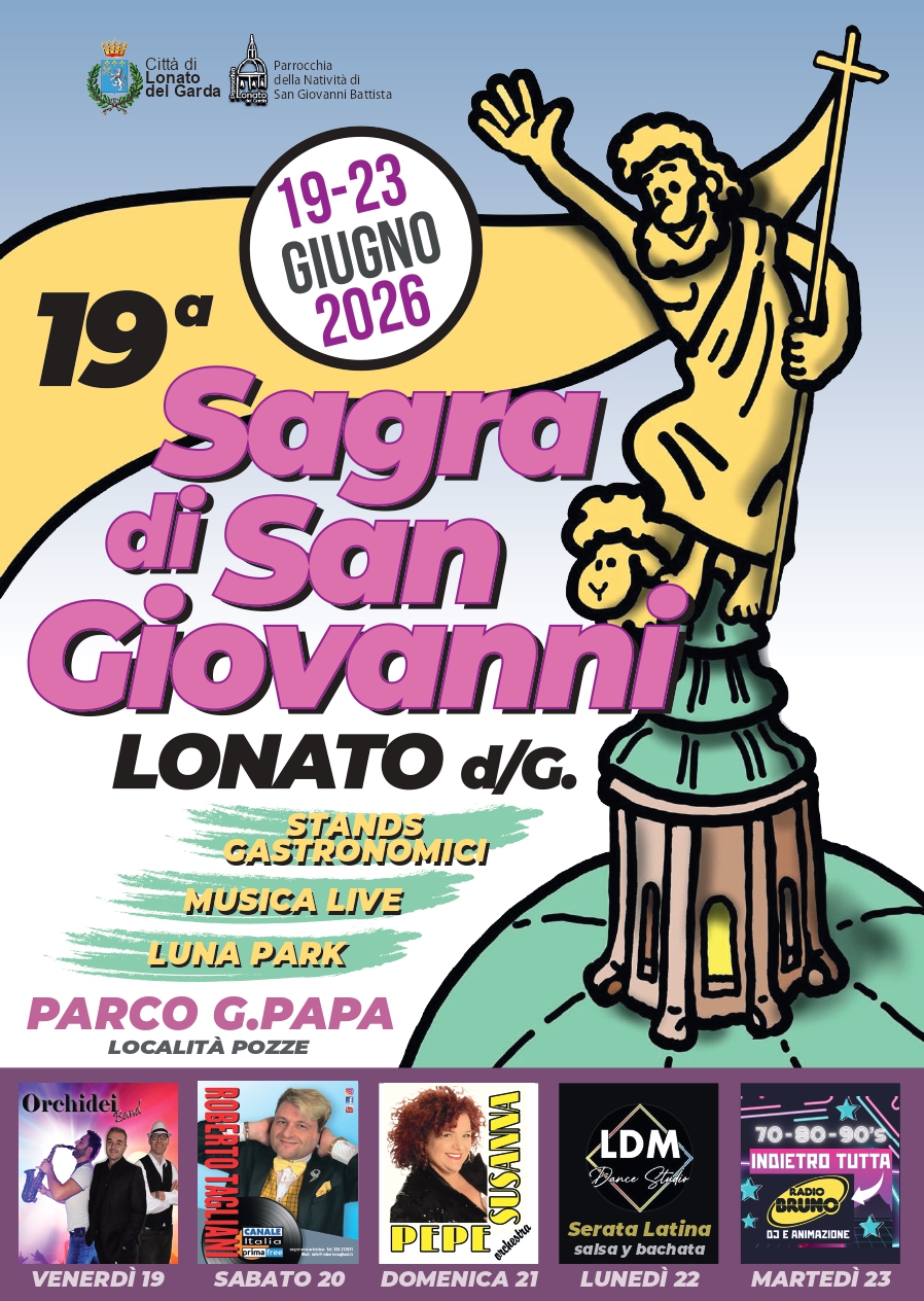Locandina Sagra san Giovanni Battista