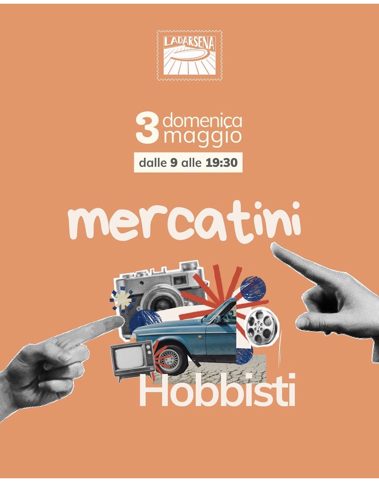 Locandina Mercatini hobbisti a la darsena