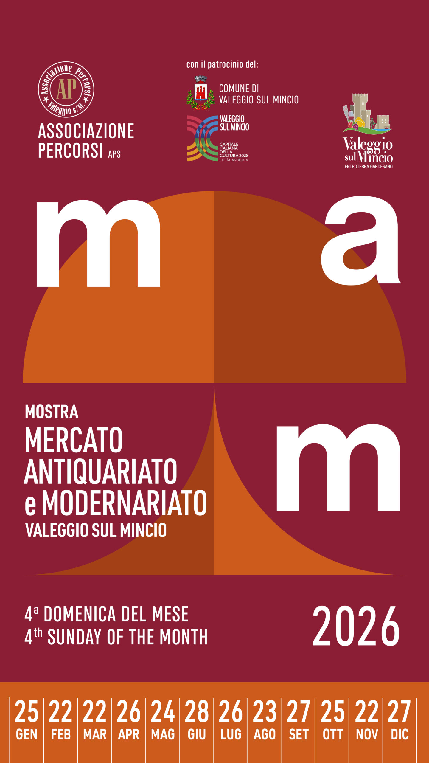 Locandina Mercato antiquariato e modernariato