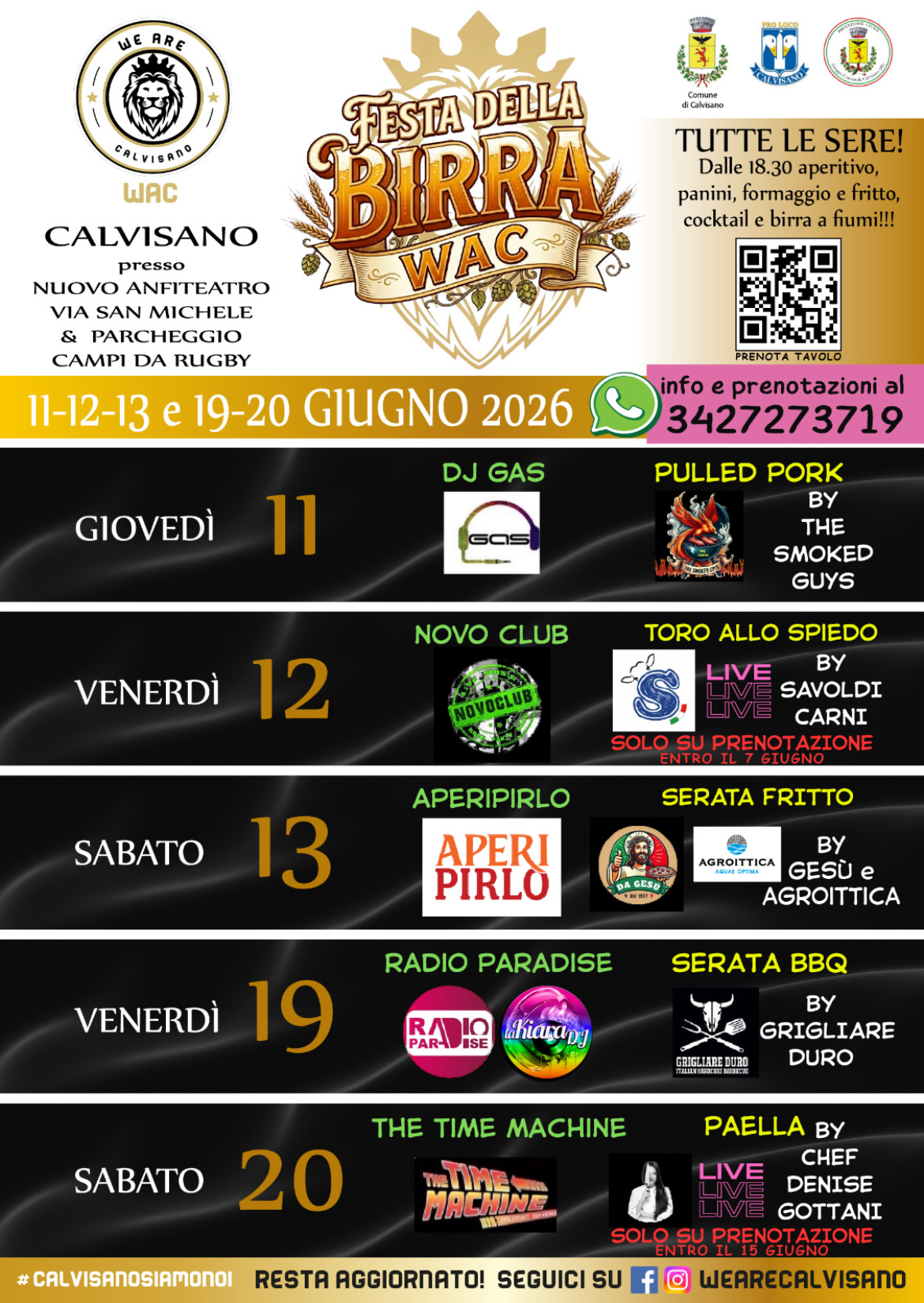 Locandina Festa della birra wac