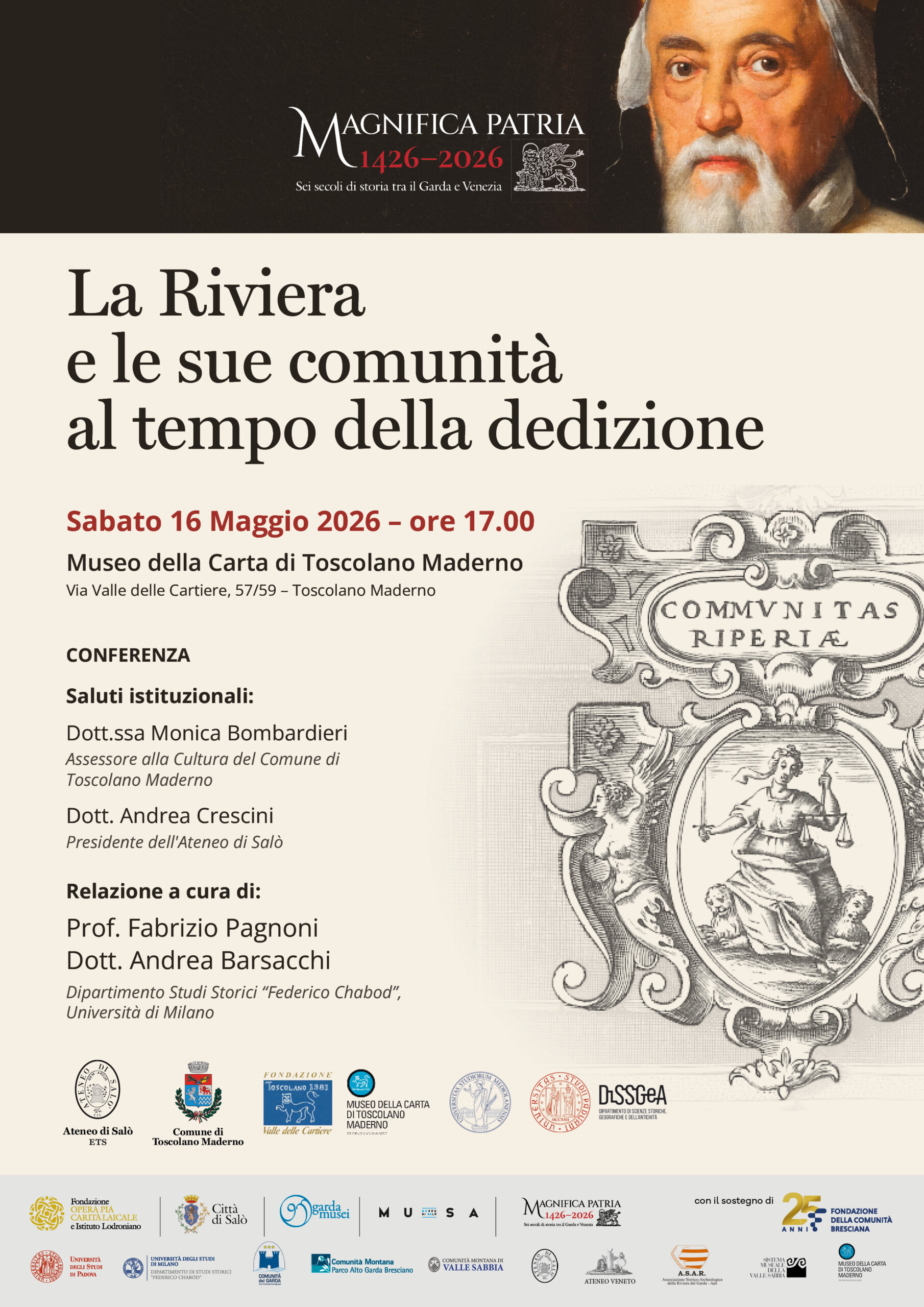 Locandina La Riviera e le sue comunità
