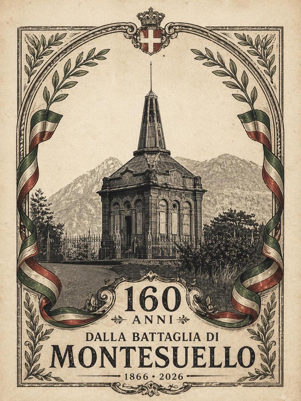 Locandina Alzabandiera ossario di monte suello