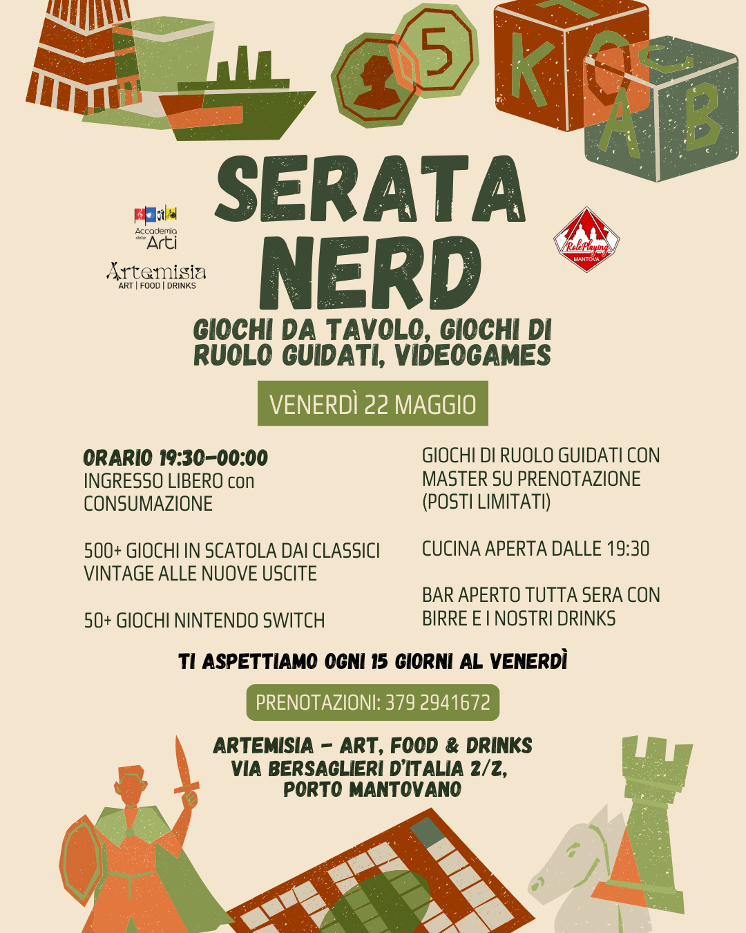 Locandina Serata nerd