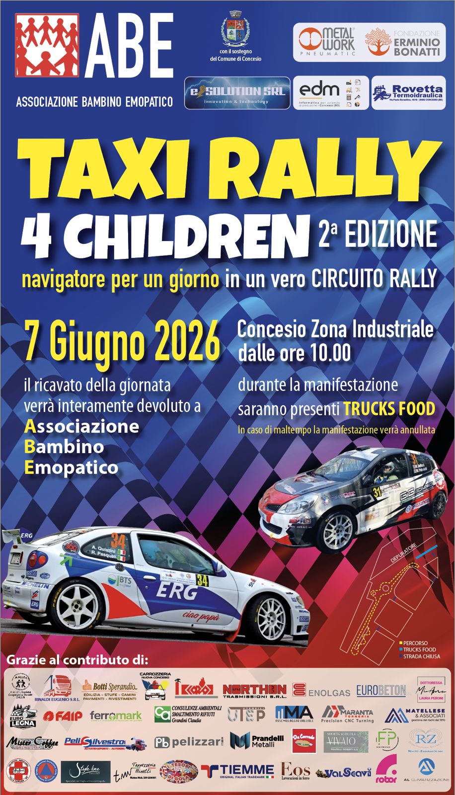 Locandina Taxi rally 4 children