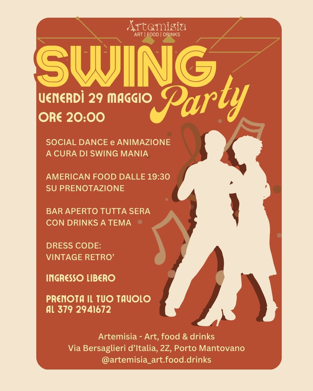 Locandina Swing party