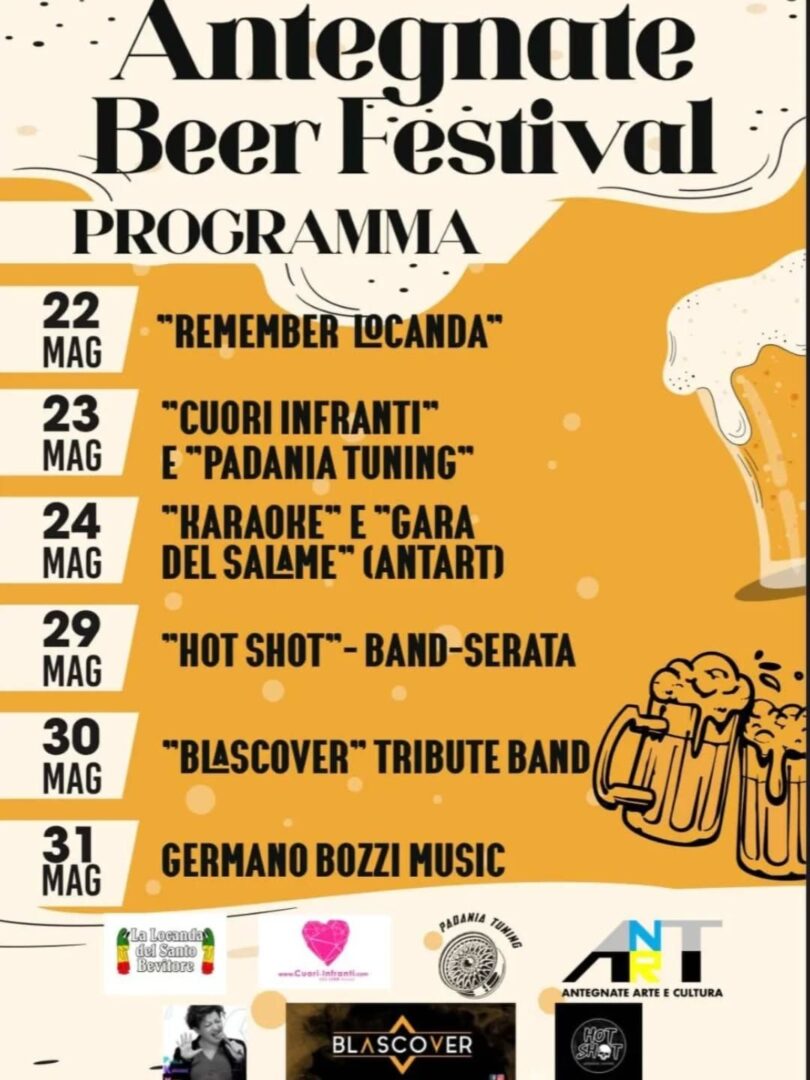 Locandina Antegnate Beer Festival