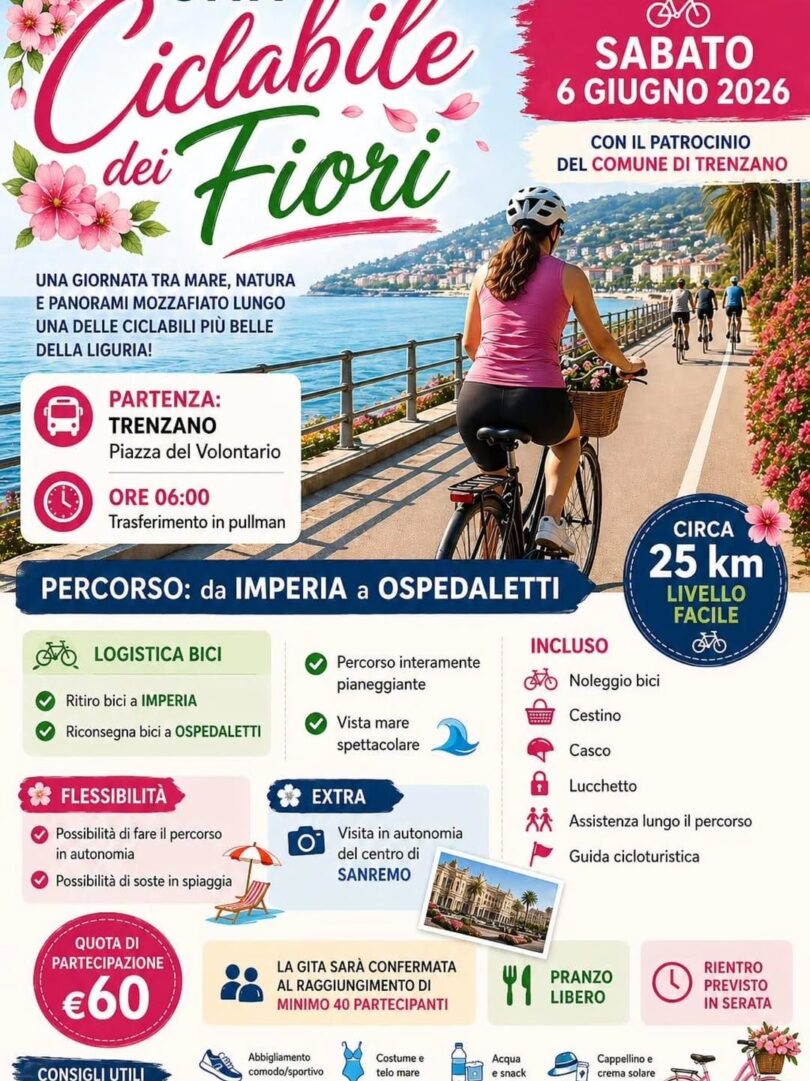 Locandina Ciclabile dei fiori
