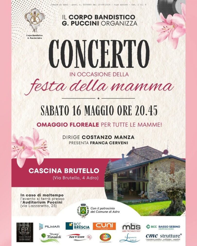 Locandina Concerto Festa della Mamma