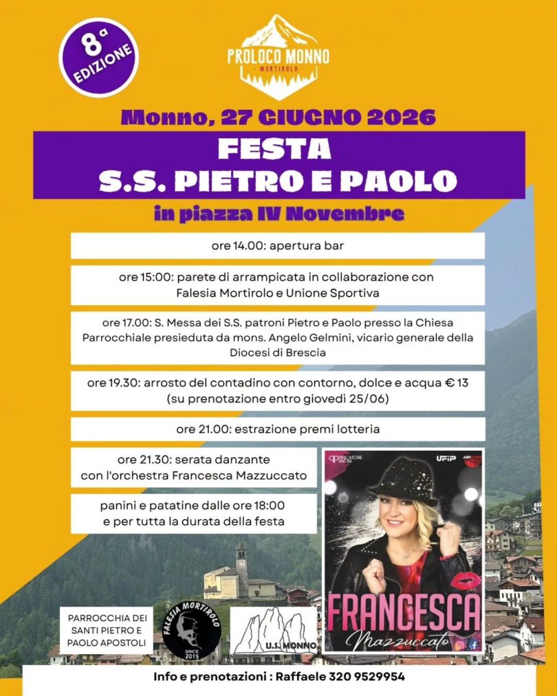 Locandina Festa dei Santi Pietro e Paolo